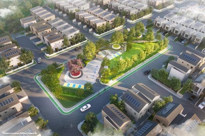 จะผ่อนตรงหรือกู้ผ่านธนาคารก็ได้ Sena Village  อ.เมือง จ.ปทุมธานี  ภาพที่ 4