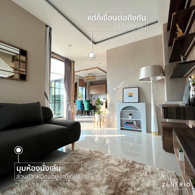 ขายโครงการหมู่บ้าน  ม.เซนเนอริโอ บ้านแฝดหลังใหญ่ สุดสวยราคางาม ภาพที่ 9
