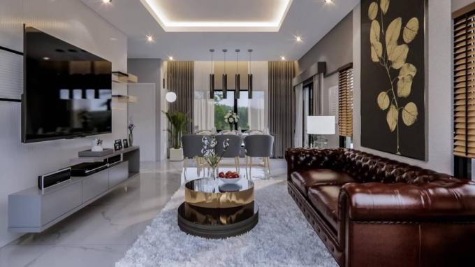 บ้านพรีเมียม ส่วนตัว ฟังก์ชั่นครบ Grandiose Ville Bangsaen  ภาพที่ 3