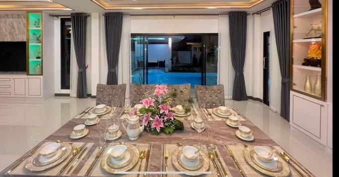 บ้านพูลวิลล่าสร้างใหม่ ชั้นเดียว มีบ้านรับรองอีก 1 หลัง โกดังบ้าน  ภาพที่ 5