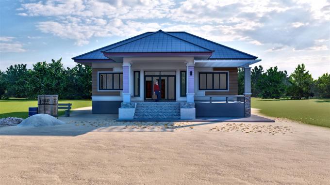 ขายบ้านเดี่ยว มาบโป่ง โครงการดีดี ใกล้โรงเรียนพานทอง พนักงานเงินเดือนน้อยกู้ได้ ภาพที่ 8