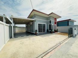 บ้านเดี่ยวสไตล์โมเดิร์น  หนองตำลึง สำนักบก TMG 
