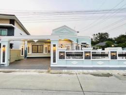 บ้านเดี่ยวสไตคฤหาสหรูพัทยา พื้นที่ 81 ตรว โกดังบ้าน 