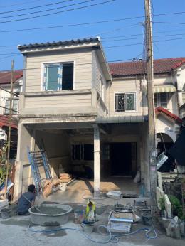  ขายบ้าน  บ้านเพรชทวี บ้านสวน  ซ.เพรชบ้านสวน 7ทาวเฮาส์ 2 ชั้น กำลังรีโนเวท