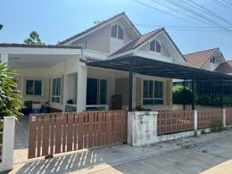 ขายบ้านเดี่ยวมีพื้นที่ 61.3 ตรว. ทำเลหน้าสวน หน้าบ้านไม่ติดใคร อมตะเฟส 7,8,9, (ญ ) 