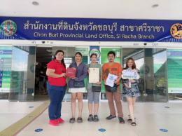 โอนบ้าน  14-7-66 บ้านเดี่ยวสวีมโอม ศรีราชา แถมทอง 1 บ้าน 