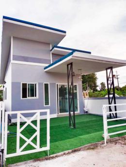 ขายบ้านเดี่ยว ก่อนถึงทางเข้าวัดหนองเขิน ห่างถนนหนองชาก-พนัสนิคม ประมาณ100เมตร