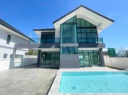 บ้านเดี่ยวระดับ Luxury สไตล์ modern Tropiacl  บางเเสน