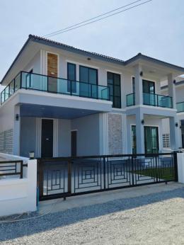 บ้านเดี่ยวสองชั้น หลังใหญ่  50 ตรว. พิกัดนาป่า-ท้องคุ้ง  TMTJ